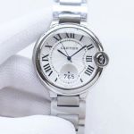 Cartier Ballon Bleu De 33/36/42MM Imported Movement Stainless Steel Stainless Steel Strap Couple Watch